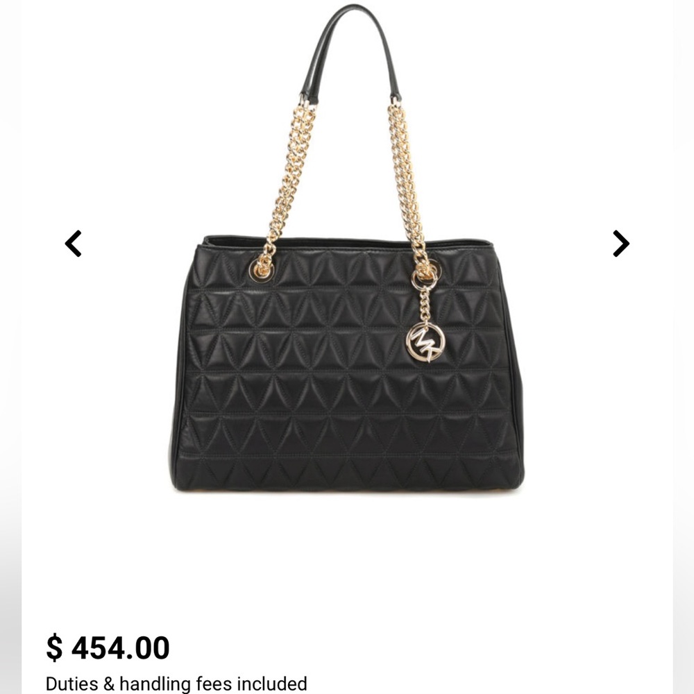 NWOT Michael Kors QuilTed leAthEr toTe 🎩🔥🌹